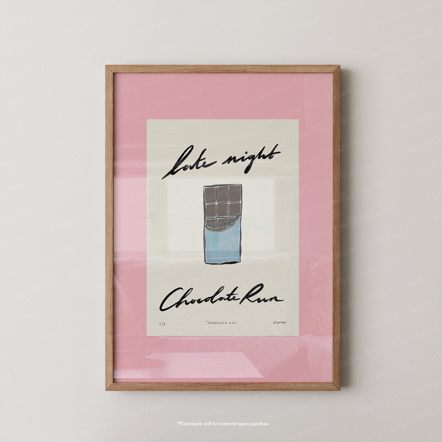 Late Night Chocolate Run Print