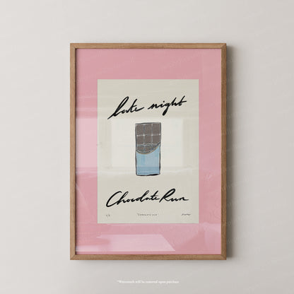 Late Night Chocolate Run Print