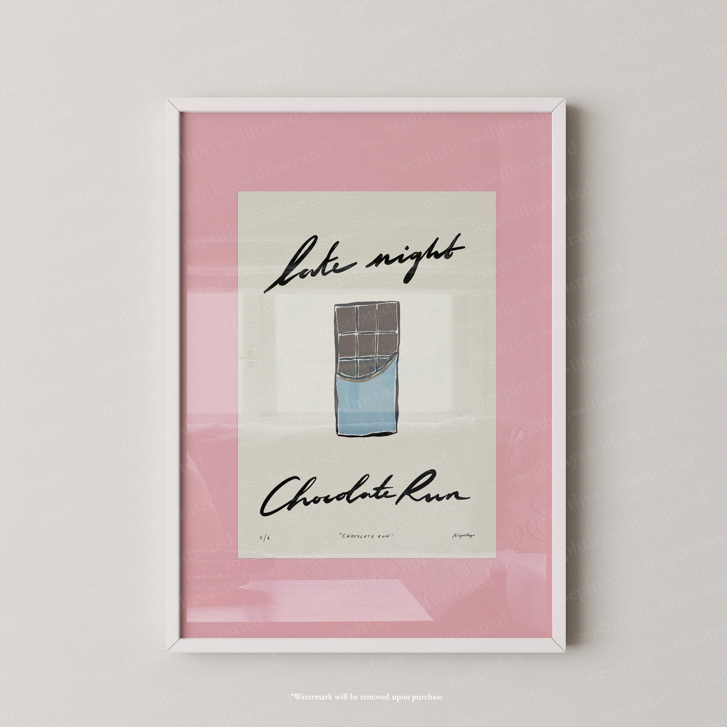 Late Night Chocolate Run Print