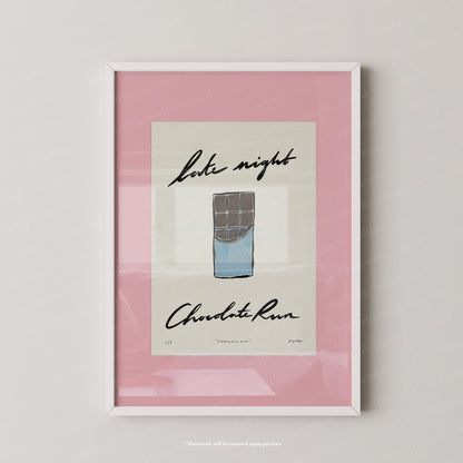 Late Night Chocolate Run Print