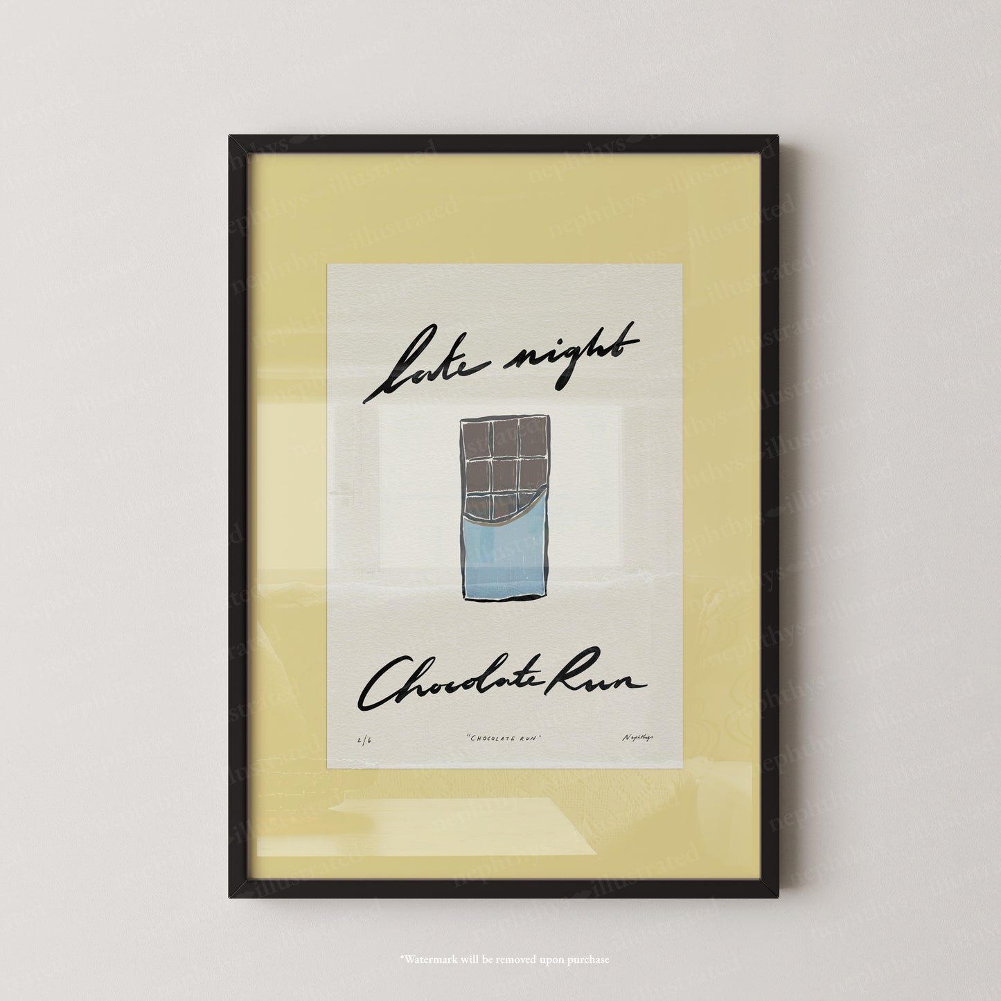 Late Night Chocolate Run Print