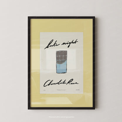 Late Night Chocolate Run Print