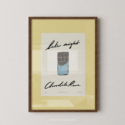 Late Night Chocolate Run Print