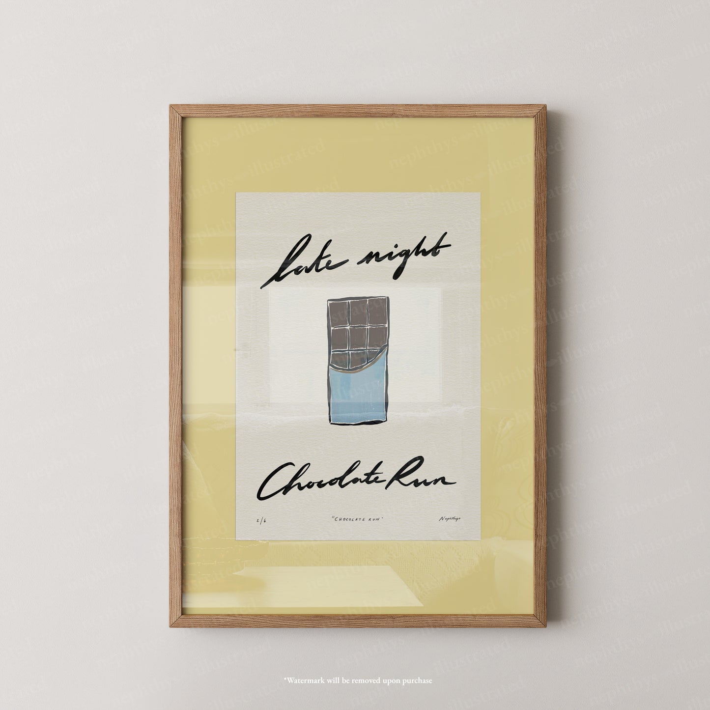 Late Night Chocolate Run Print