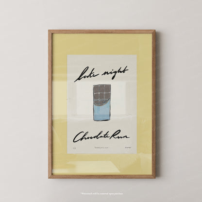 Late Night Chocolate Run Print