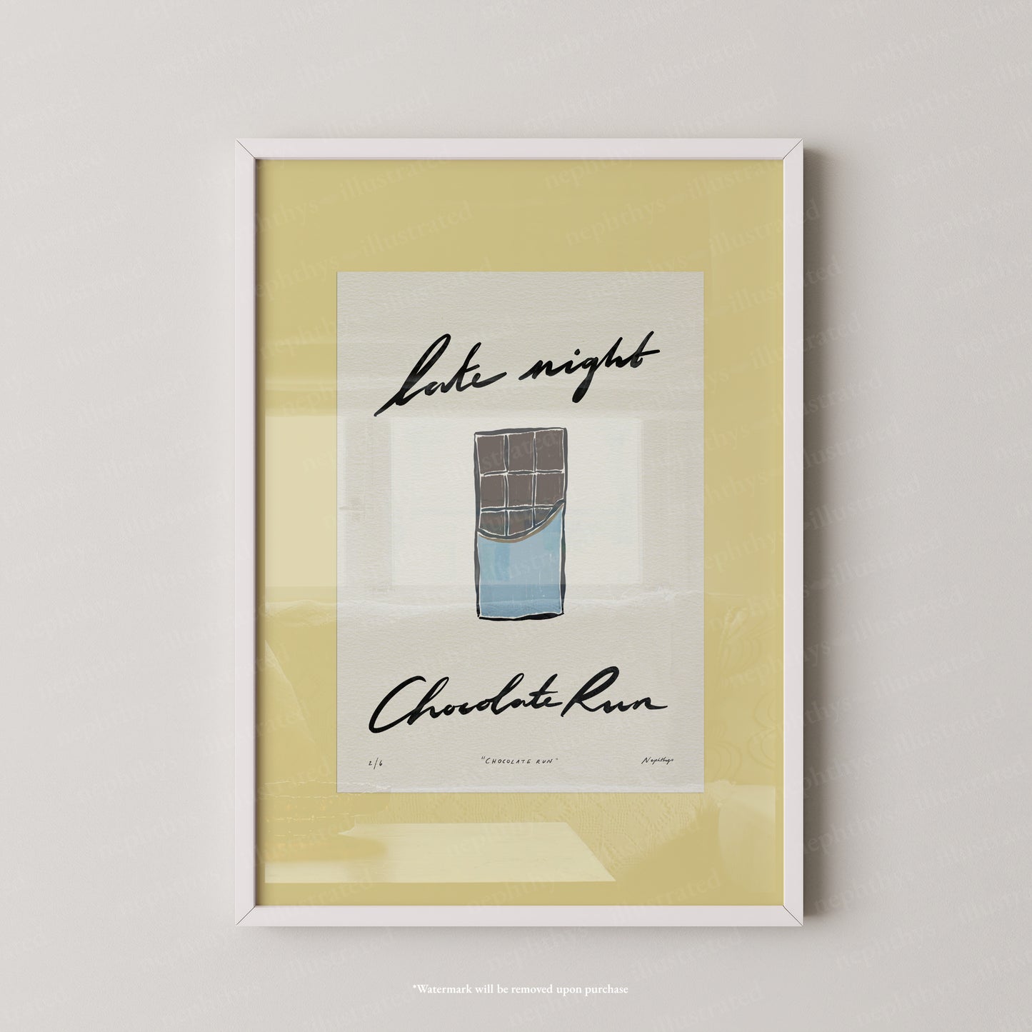 Late Night Chocolate Run Print