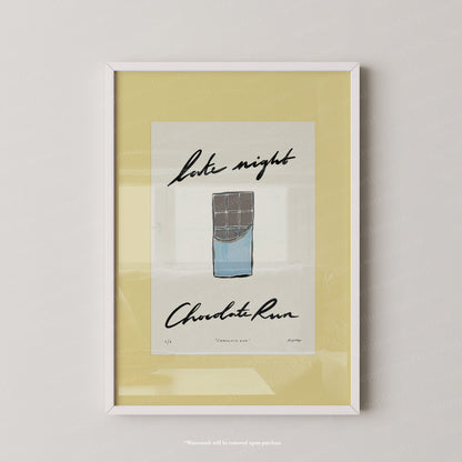 Late Night Chocolate Run Print