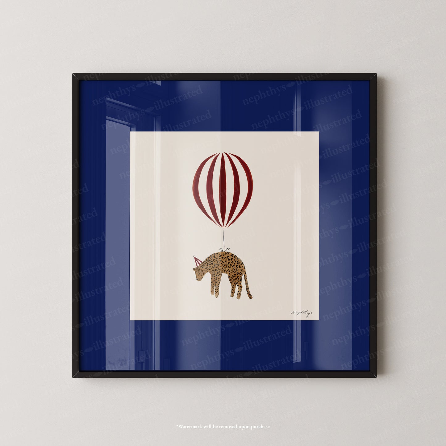Leopard Balloon Personalised