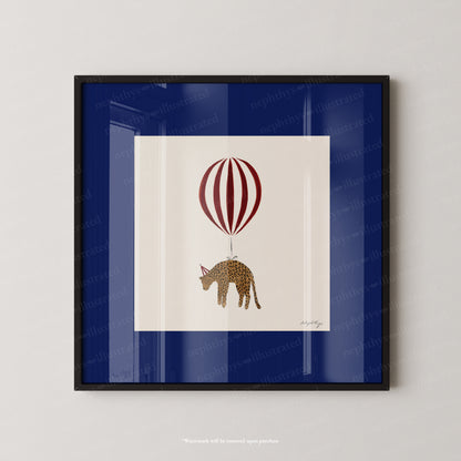 Leopard Balloon Personalised