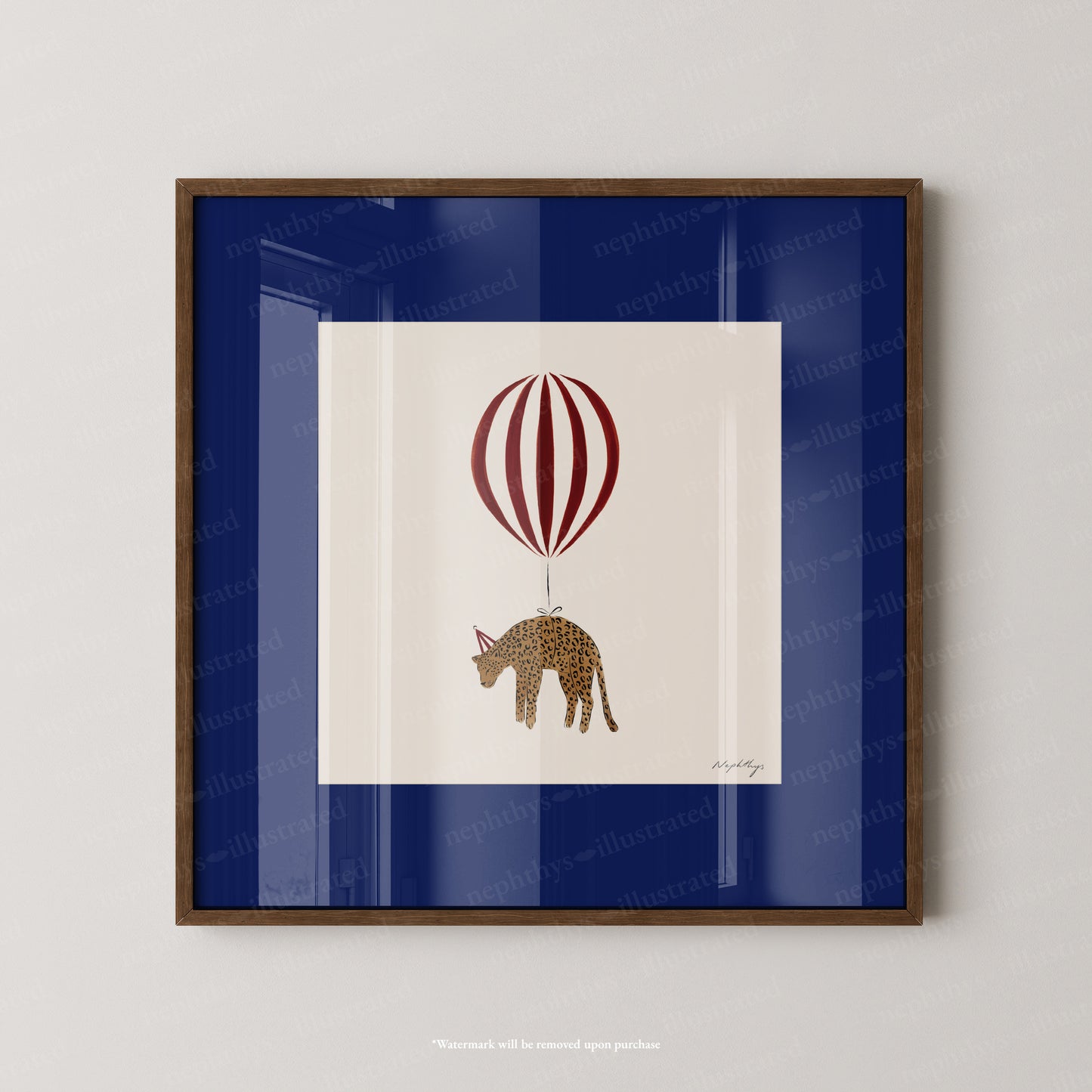 Leopard Balloon Personalised