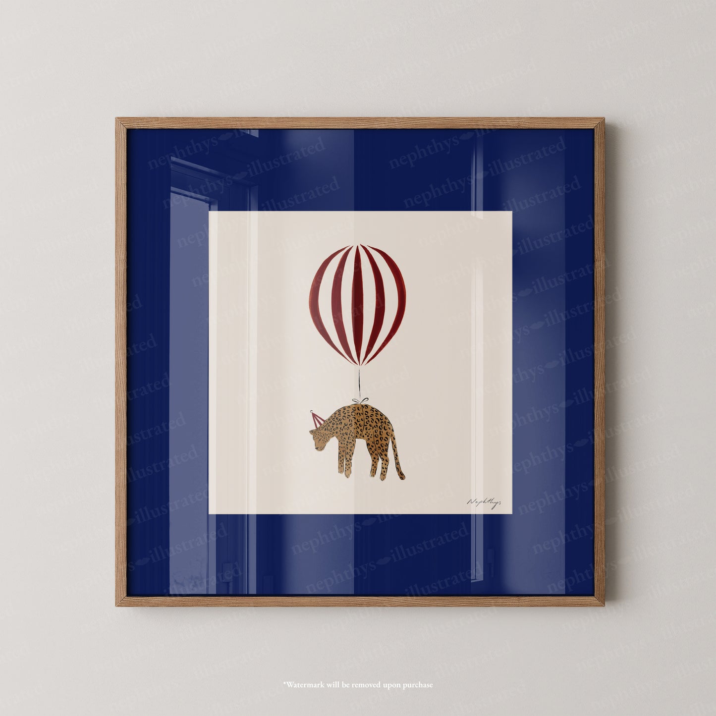Leopard Balloon Personalised