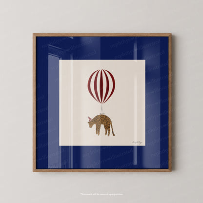 Leopard Balloon Personalised