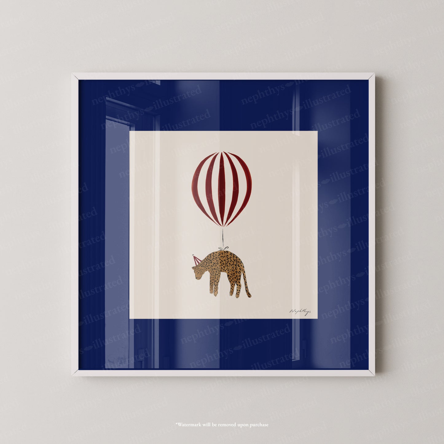 Leopard Balloon Personalised