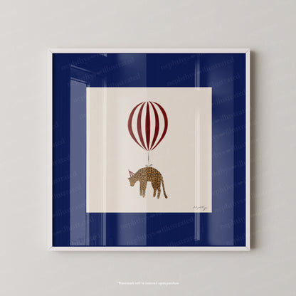 Leopard Balloon Personalised
