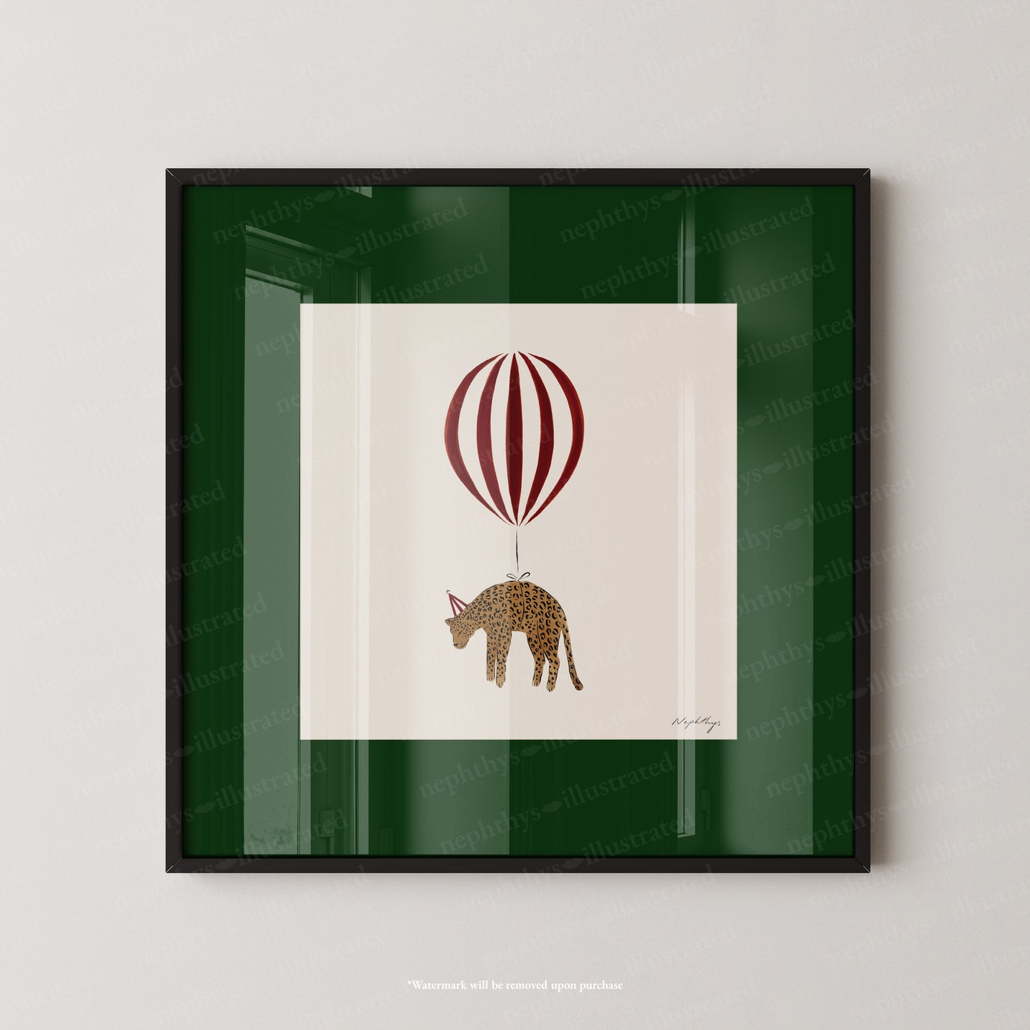 Leopard Balloon Personalised