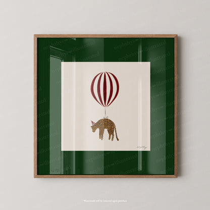 Leopard Balloon Personalised