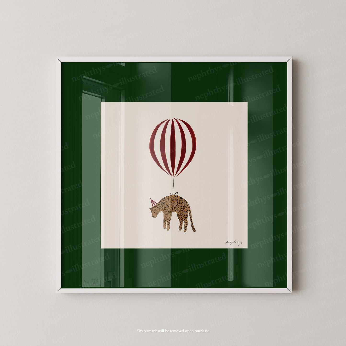 Leopard Balloon Personalised
