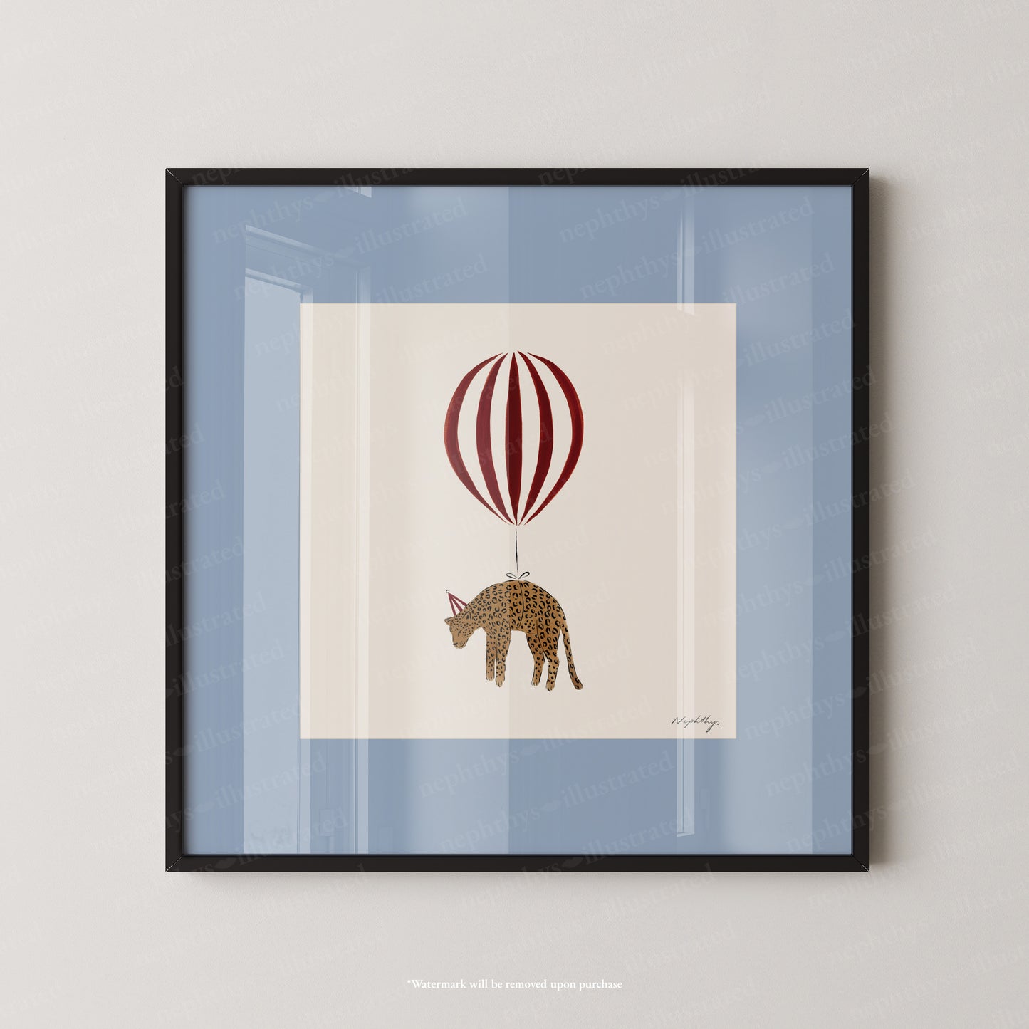 Leopard Balloon Personalised