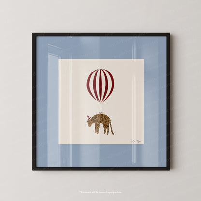 Leopard Balloon Personalised