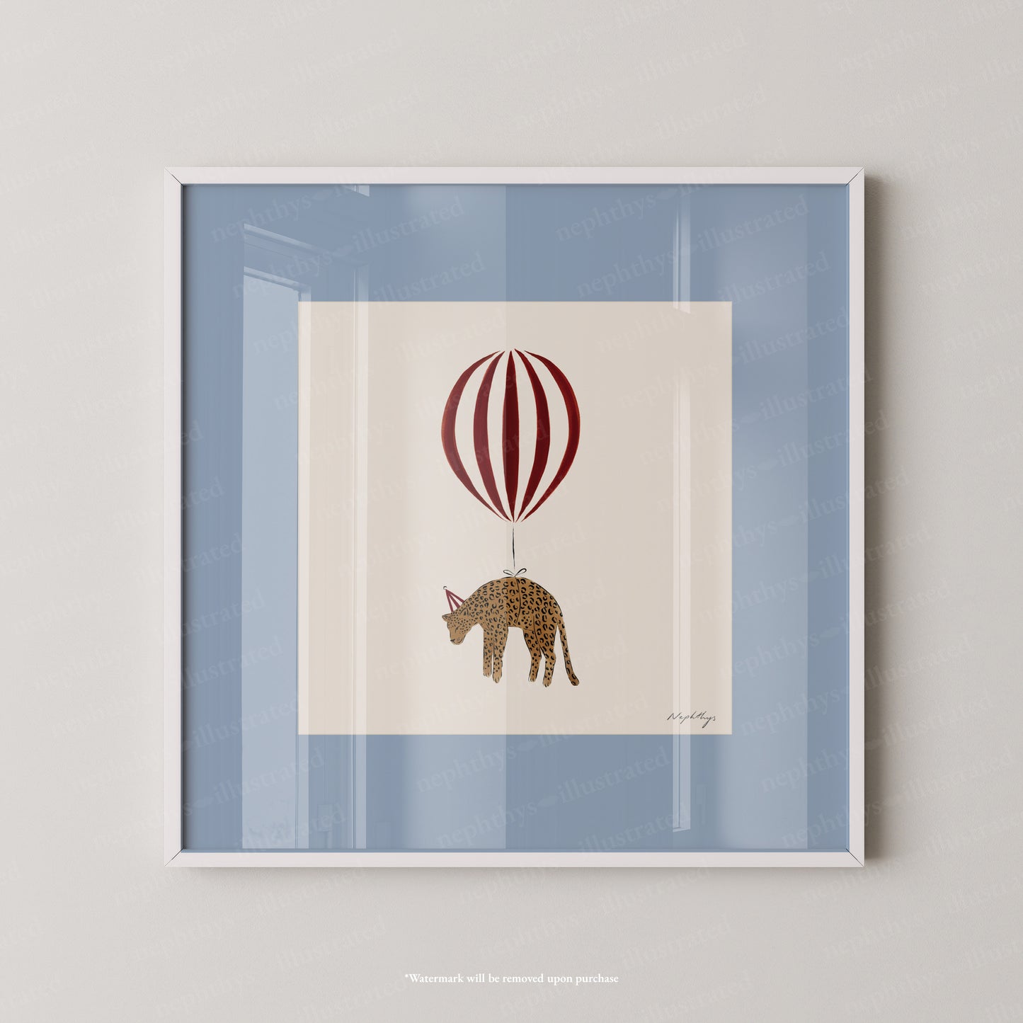 Leopard Balloon Personalised