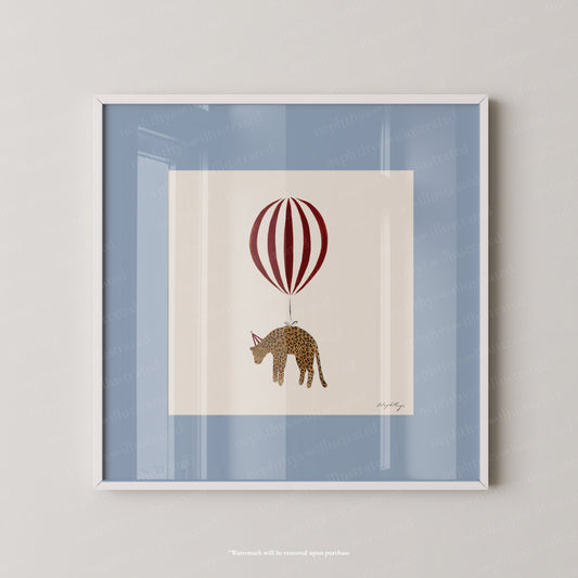 Leopard Balloon Personalised