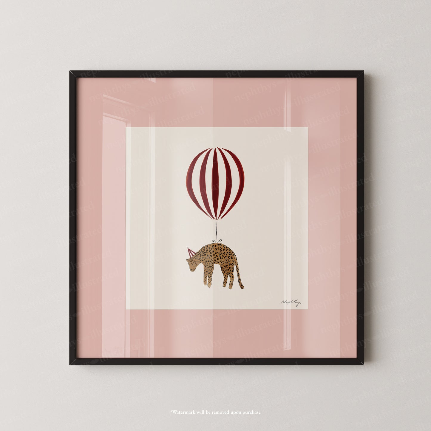 Leopard Balloon Personalised