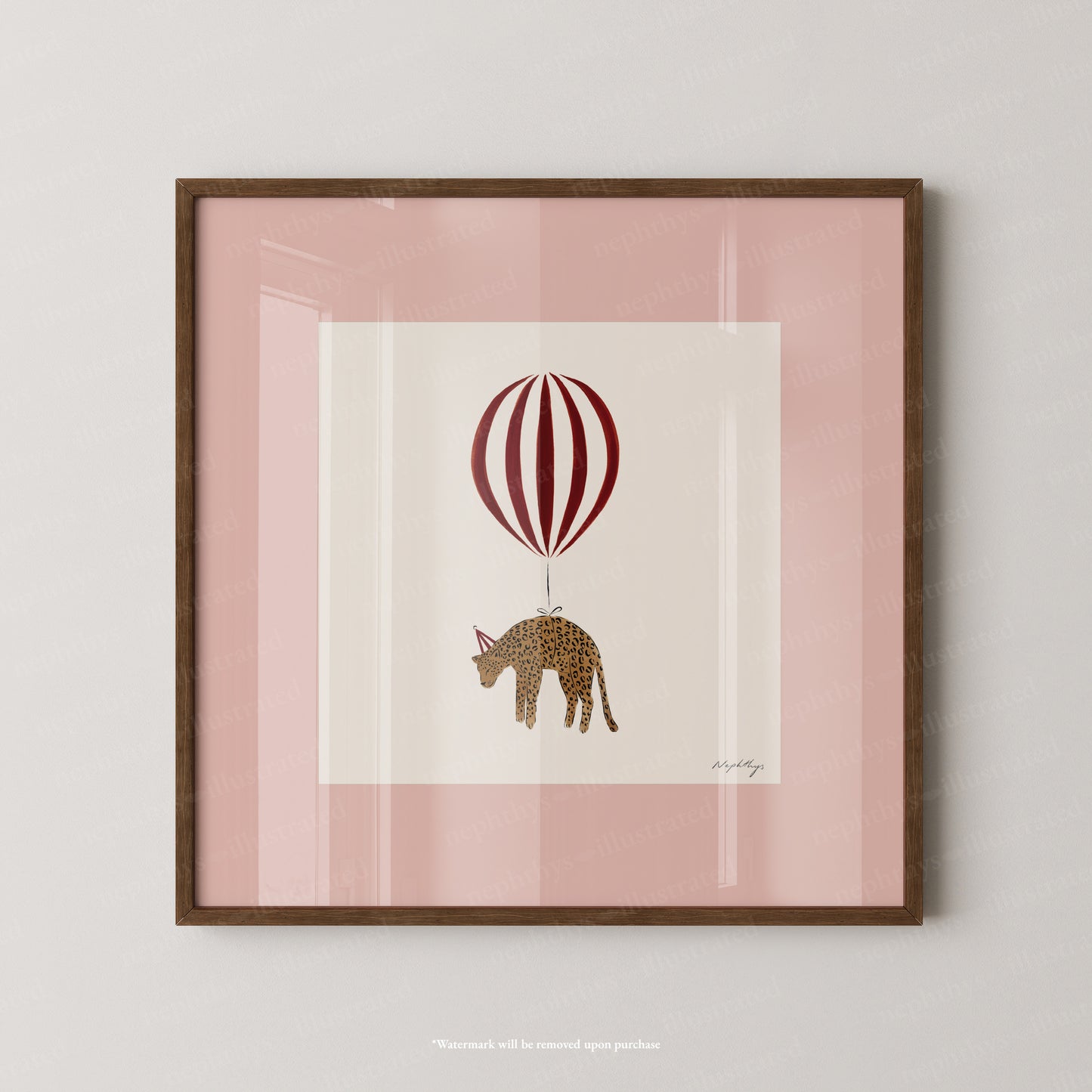 Leopard Balloon Personalised