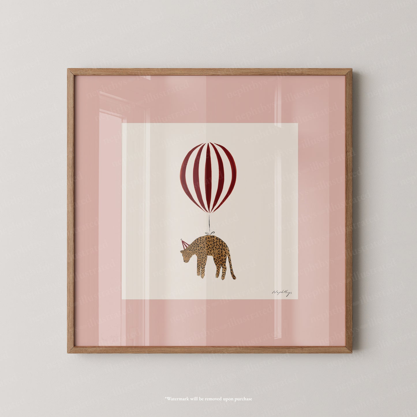 Leopard Balloon Personalised