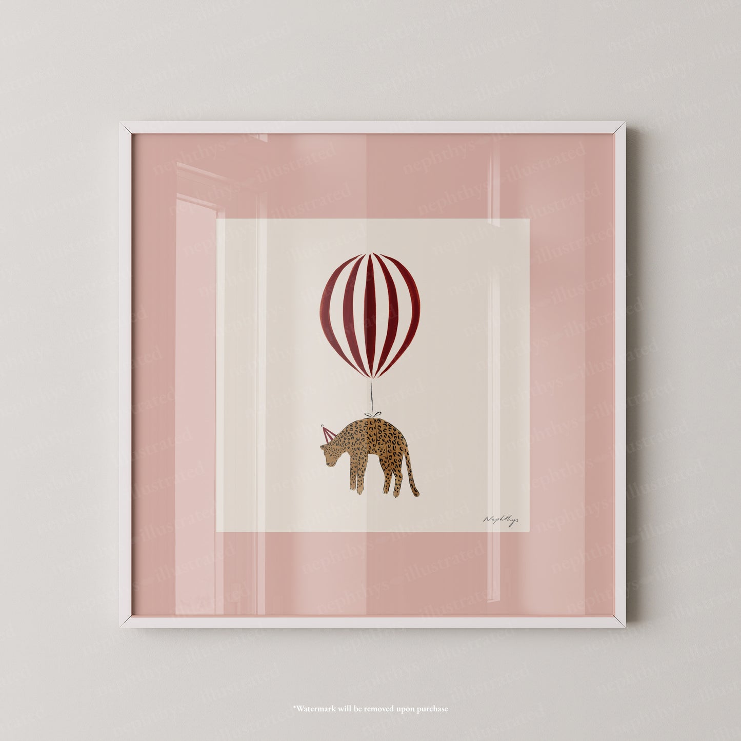 Leopard Balloon Personalised