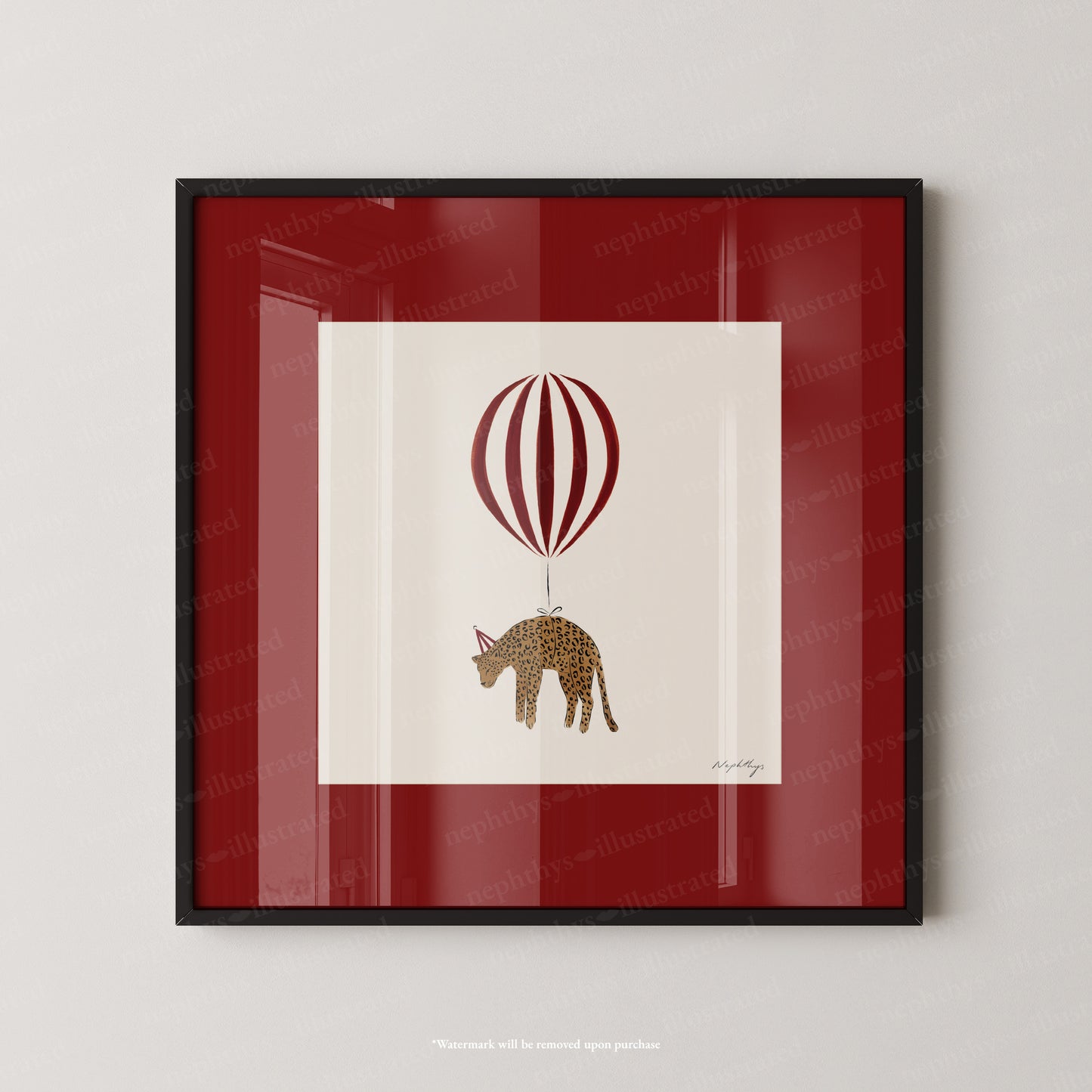 Leopard Balloon Personalised