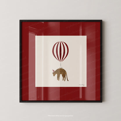 Leopard Balloon Personalised