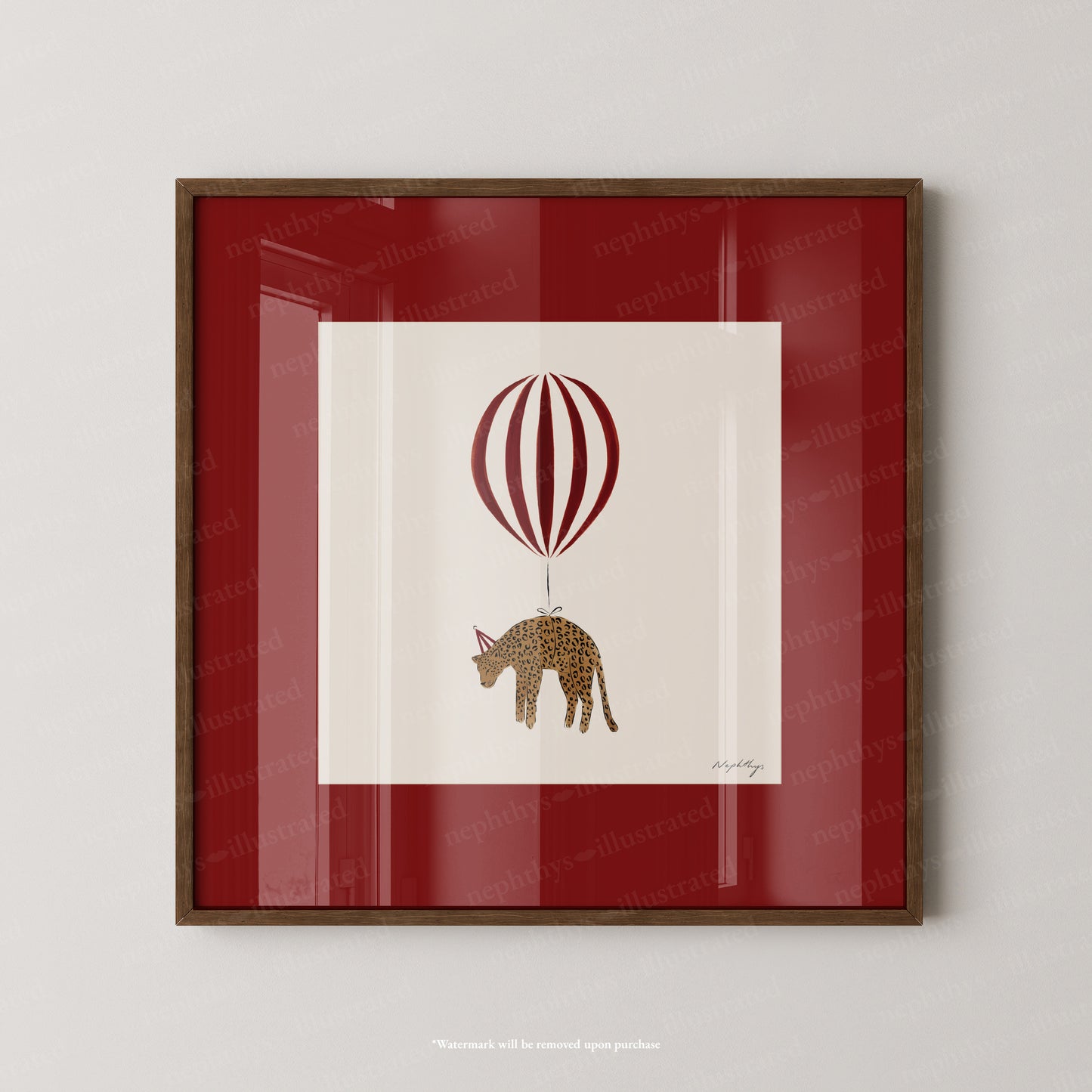 Leopard Balloon Personalised
