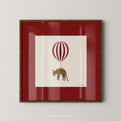 Leopard Balloon Personalised
