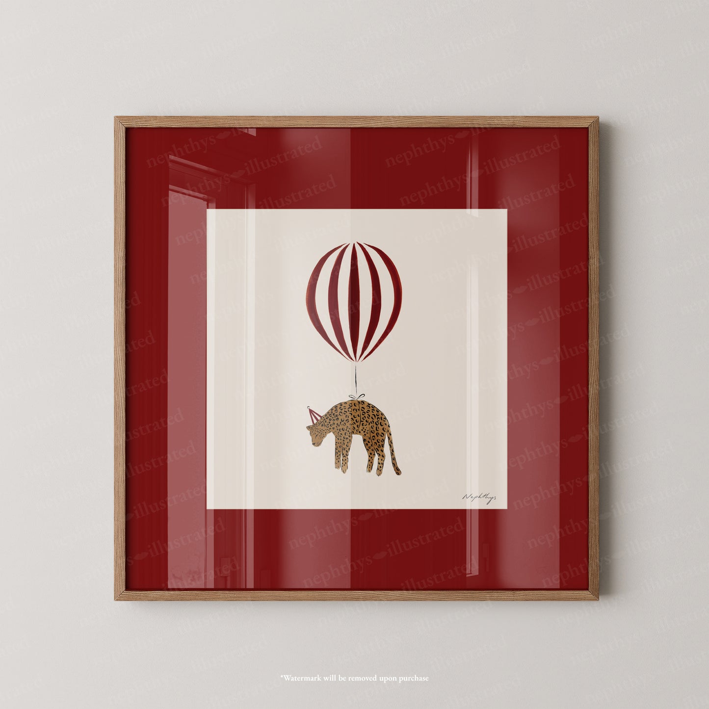 Leopard Balloon Personalised