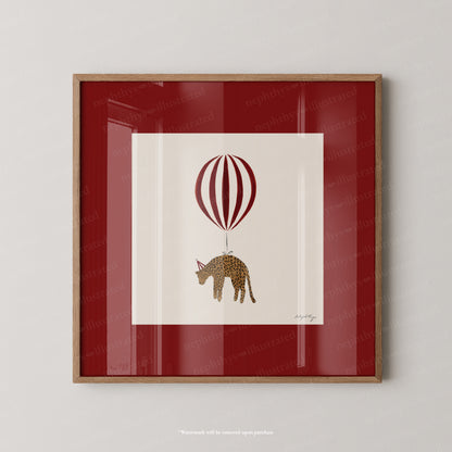 Leopard Balloon Personalised