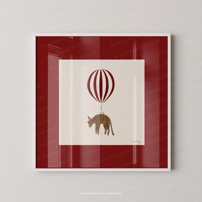 Leopard Balloon Personalised