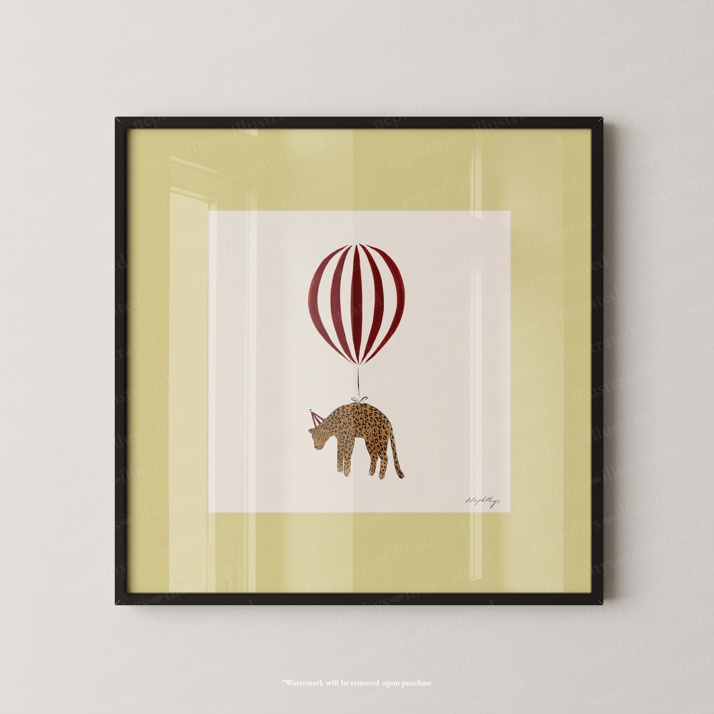 Leopard Balloon Personalised