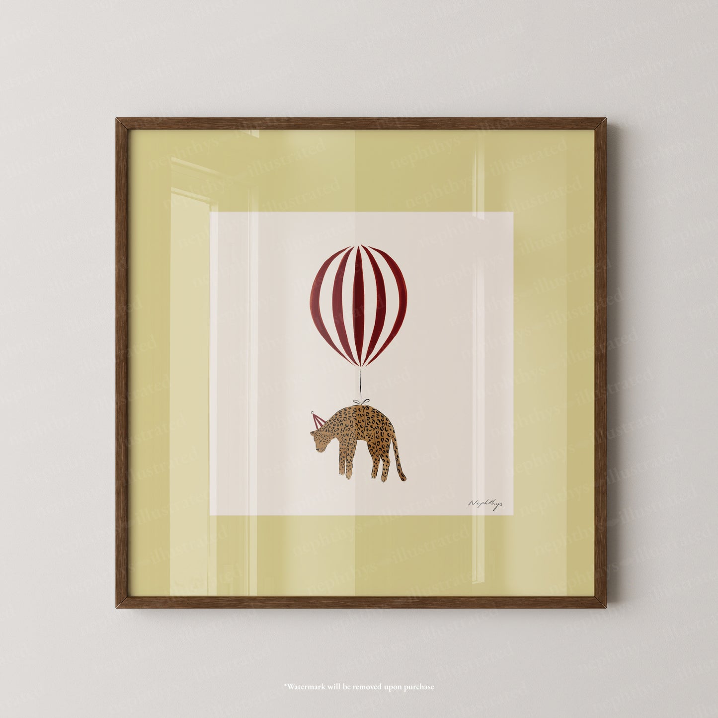 Leopard Balloon Personalised