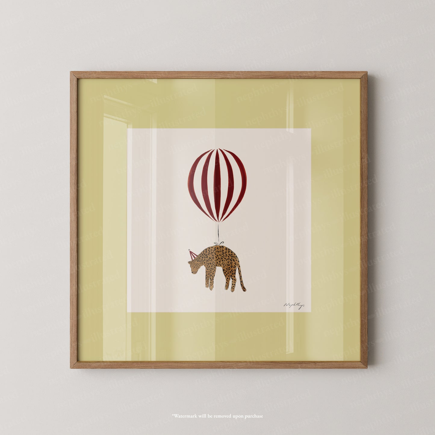 Leopard Balloon Personalised