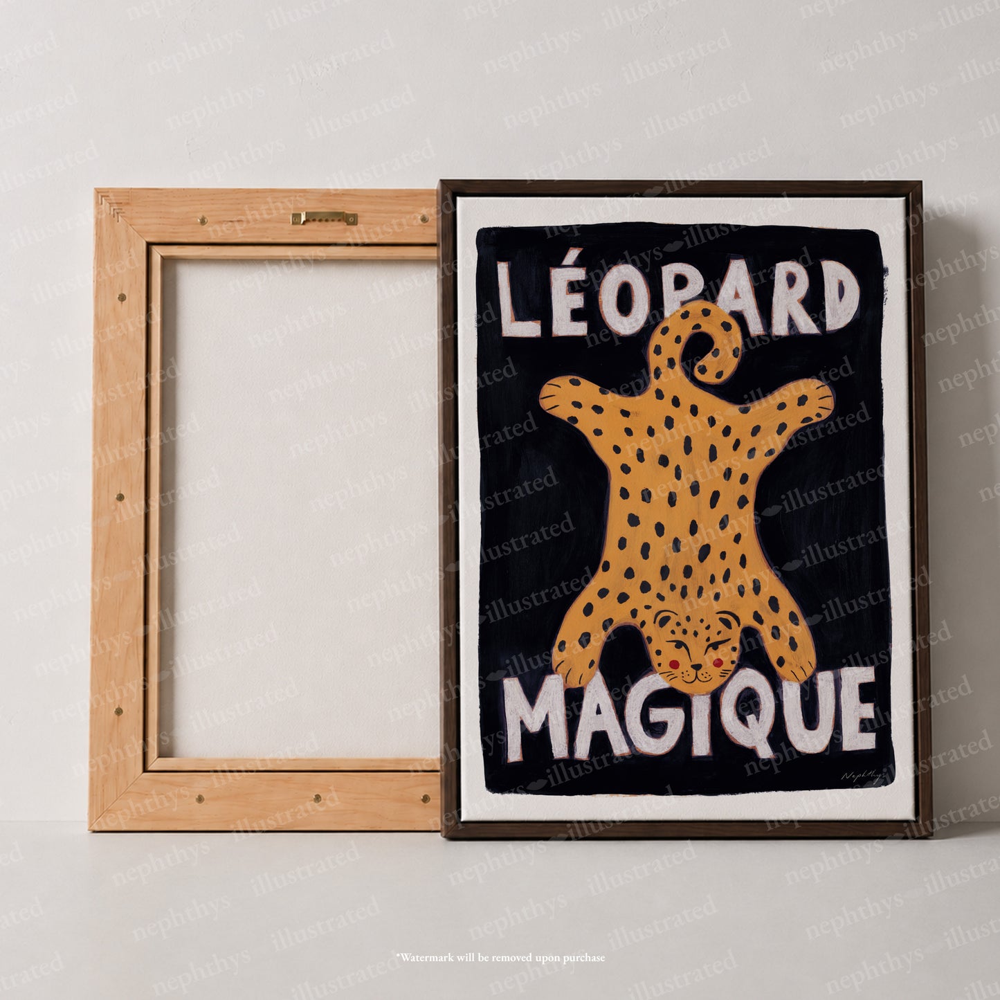 Leopard Magique Canvas