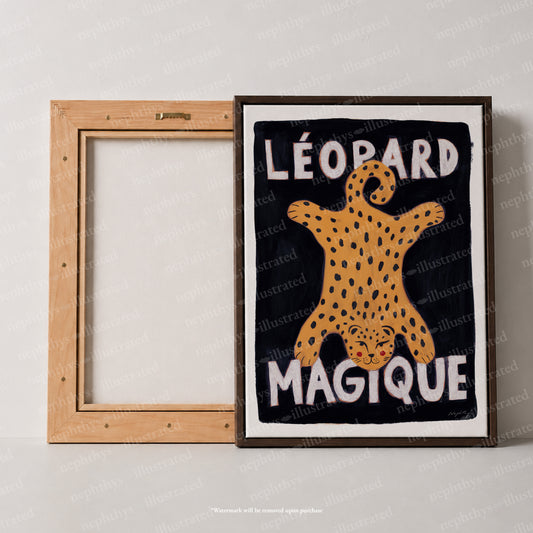 Leopard Magique Canvas
