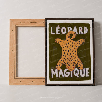 Leopard Magique Canvas