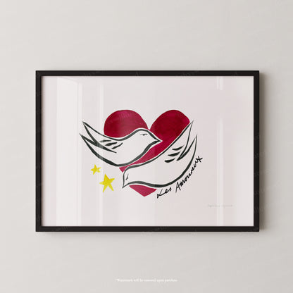 Les Amoureux Print