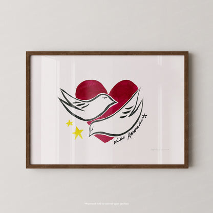 Les Amoureux Print