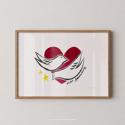 Les Amoureux Print