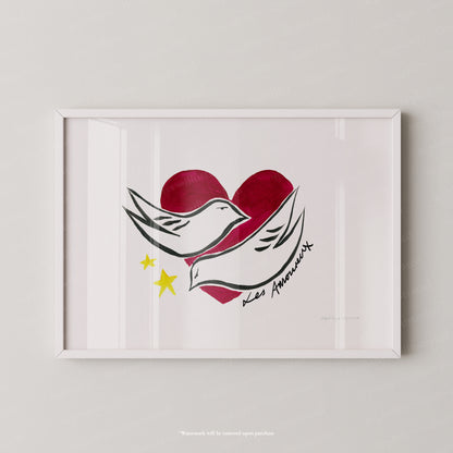 Les Amoureux Print