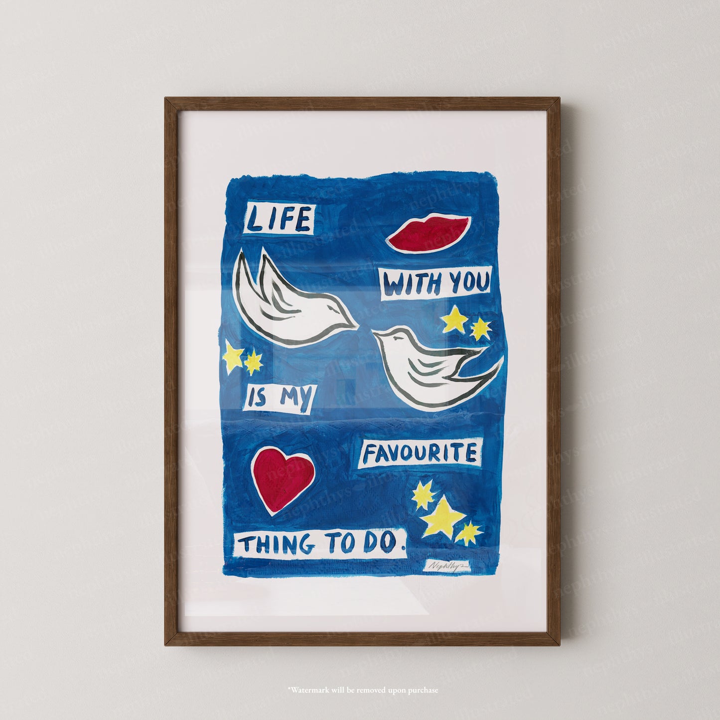 Life with You Print