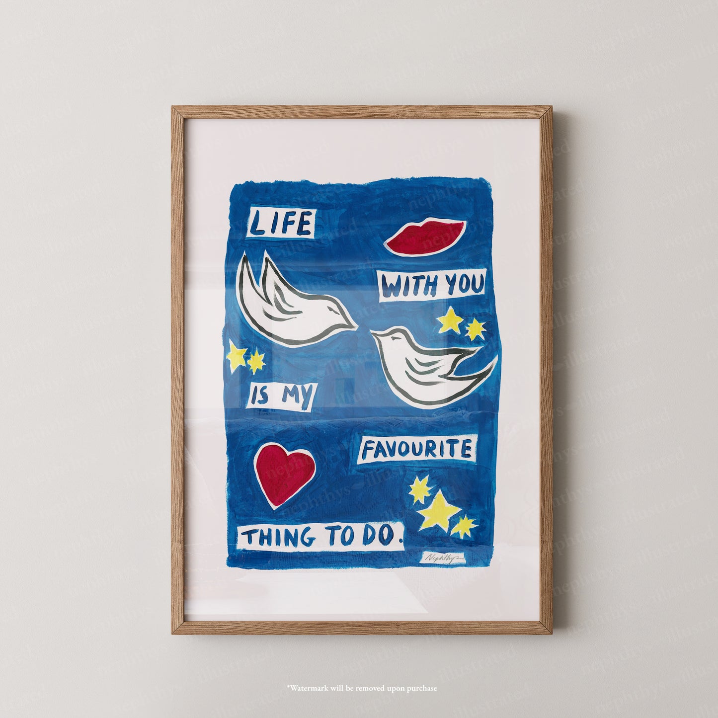Life with You Print