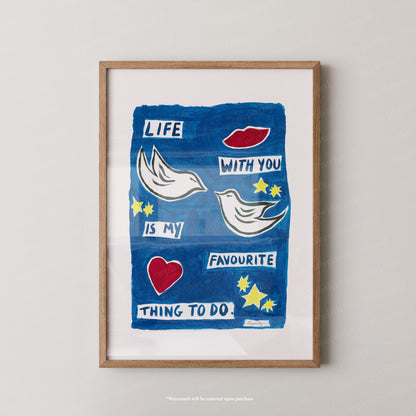 Life with You Print