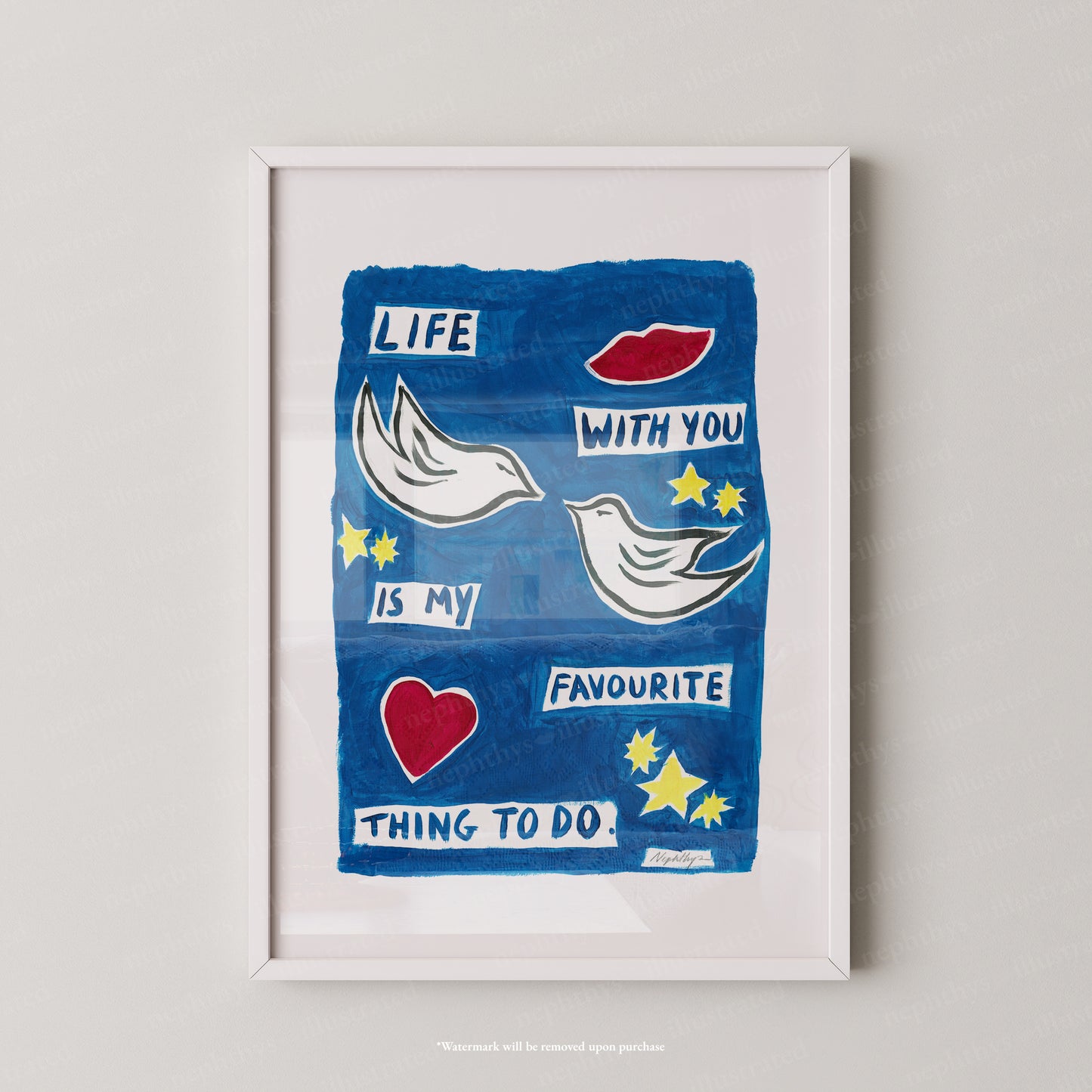 Life with You Print